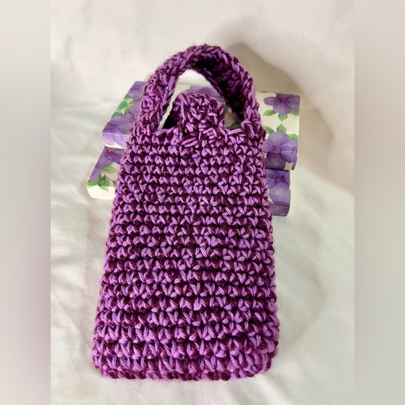 Handmade Crocheted Owl Wristlet - Picture 4 of 6